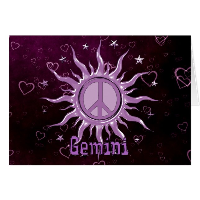 Peace Sun Gemini (Front Horizontal)