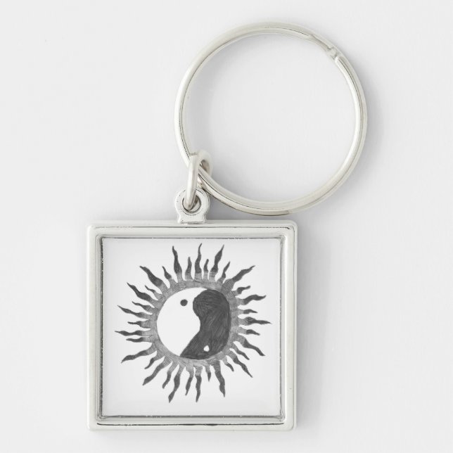 Peace Sun Key Ring (Front)