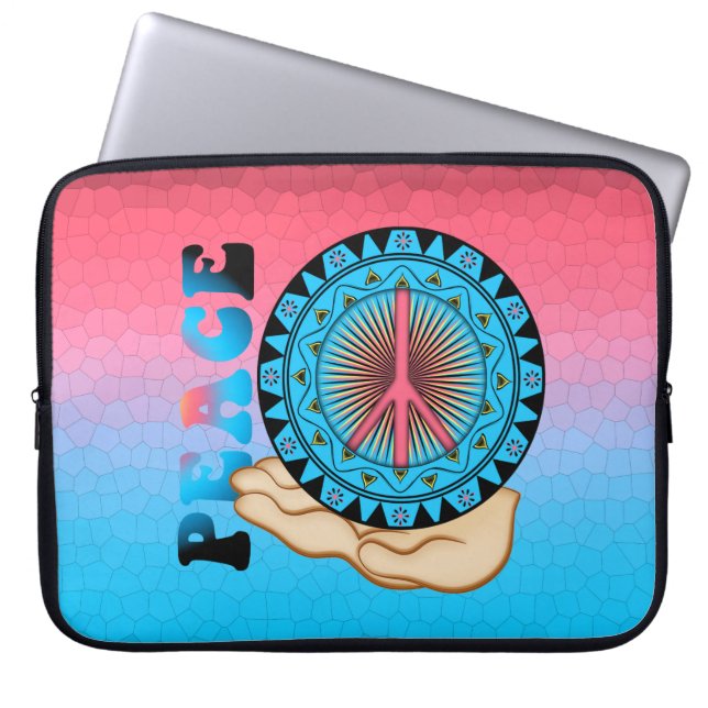 Peace ~ Sun Laptop Sleeve (Front)