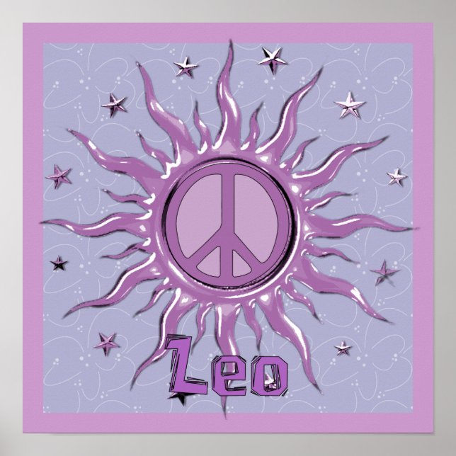 Peace Sun Leo Poster (Front)