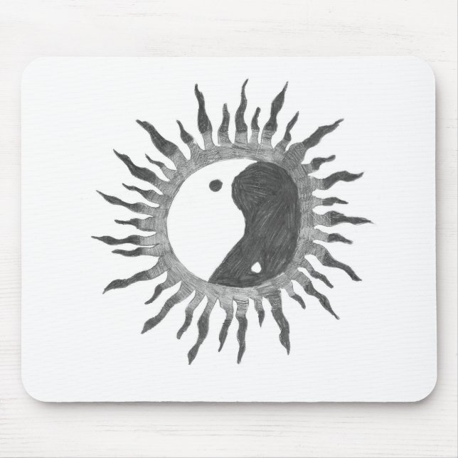 Peace Sun Mouse Pad (Front)