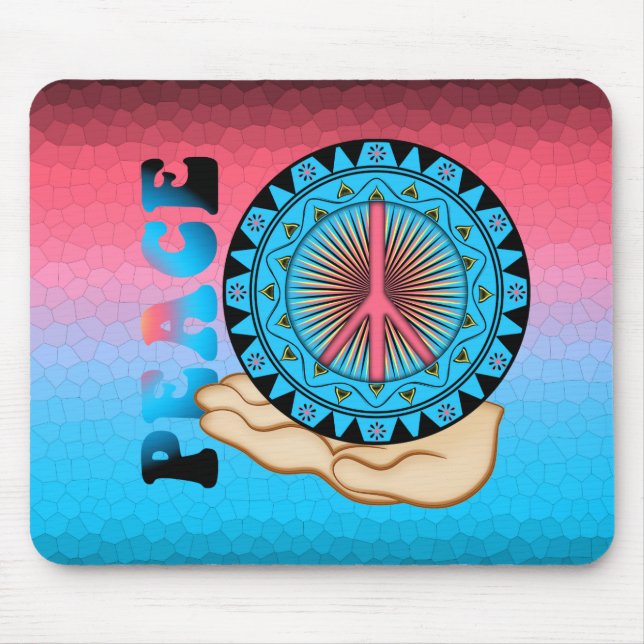 Peace ~ Sun Mouse Pad (Front)