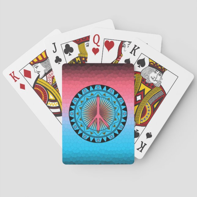 Peace ~ Sun Playing Cards (Back)