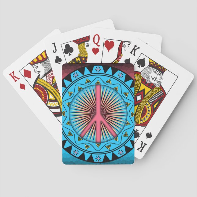 Peace ~ Sun Playing Cards (Back)