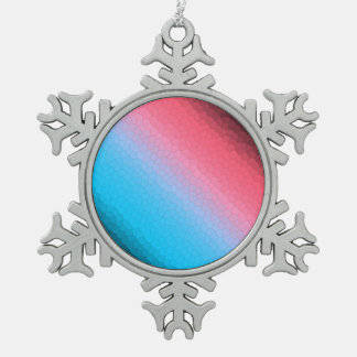 Peace ~ Sun Snowflake Pewter Christmas Ornament