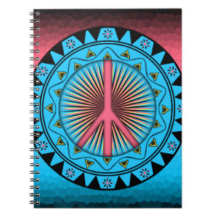 Peace ~ Sun Spiral Notebook