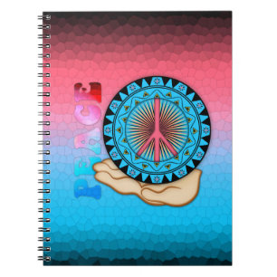 Peace ~ Sun Spiral Notebook