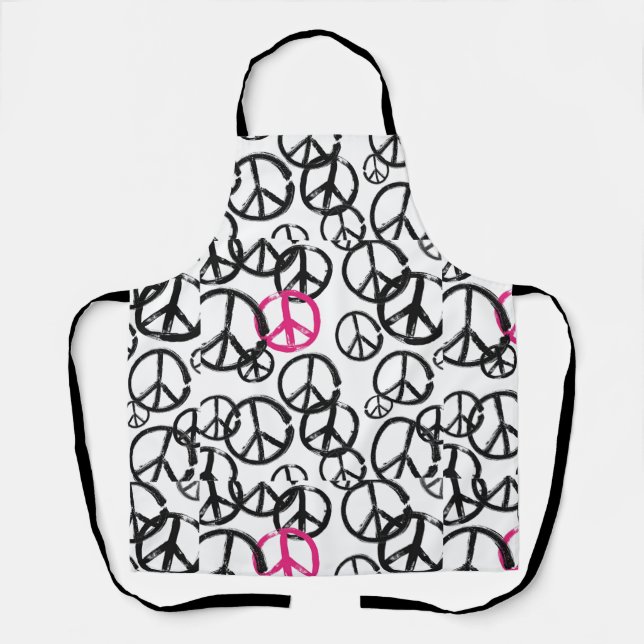 Peace symbol apron (Front)