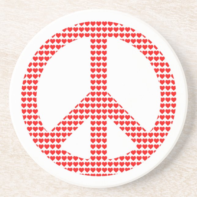 Peace Symbol Coaster (Front)