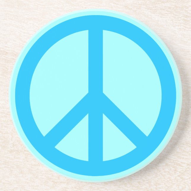 Peace Symbol Coaster (Front)