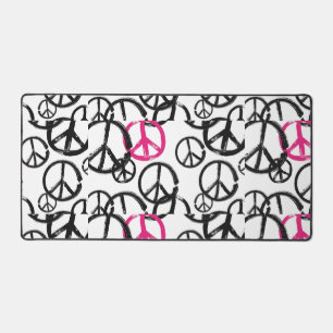 Peace symbol desk mat