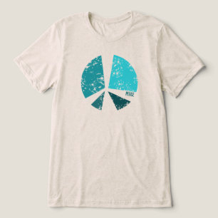Peace Symbol Graphic T-Shirt – Aesthetic Streetwea Tri-Blend Shirt