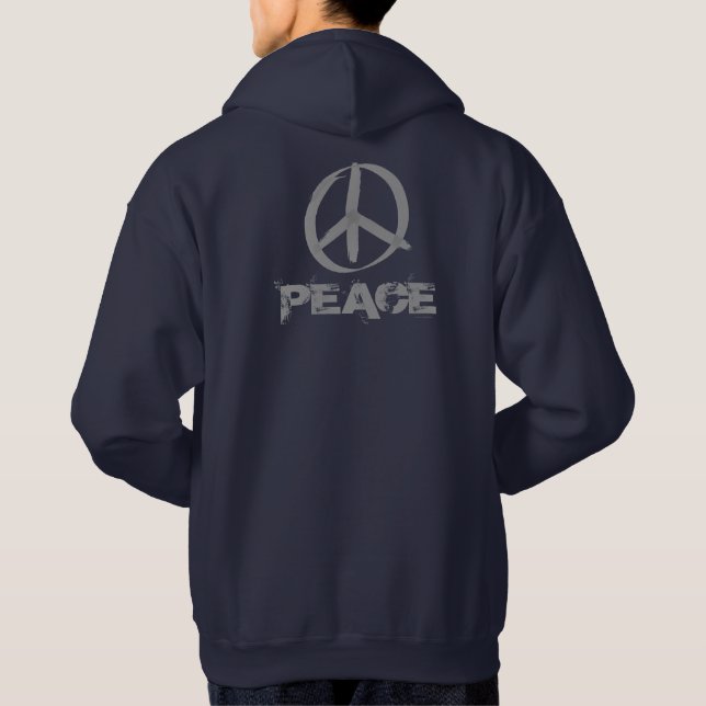 Peace Symbol Hoodie (Back)