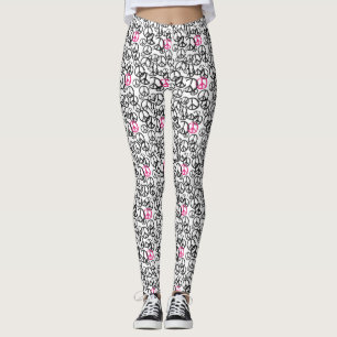 Peace symbol leggings