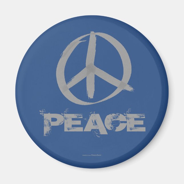 Peace Symbol Magnet (Front)