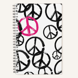 Peace symbol notebook