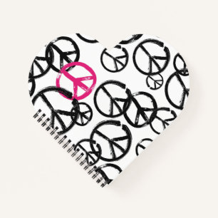 Peace symbol notebook