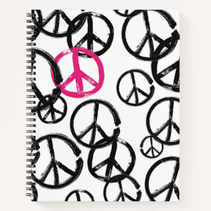 Peace symbol notebook