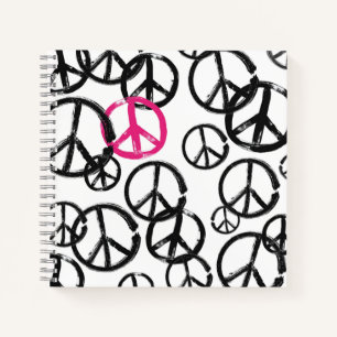 Peace symbol notebook
