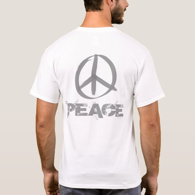 Peace Symbol T-Shirt (Back)