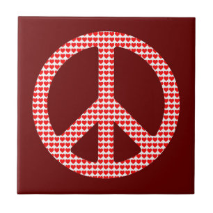 Peace Symbol Tile