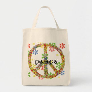 Peace Symbol Tote Bag