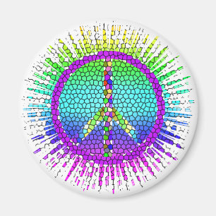 Peace Symbols Magnet