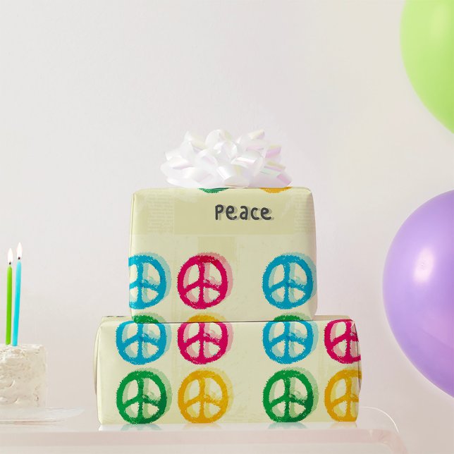 Peace Symbols Wrapping Paper (Creator Uploaded)