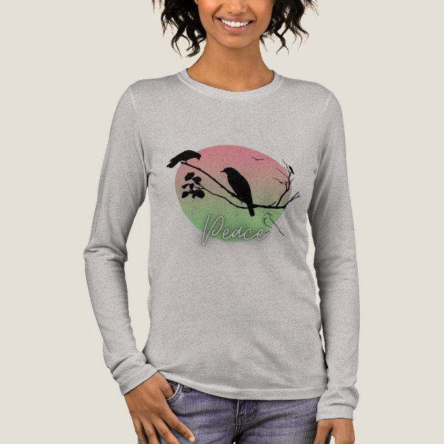 Peace T-Shirt Tri-Blend Shirt (Front)