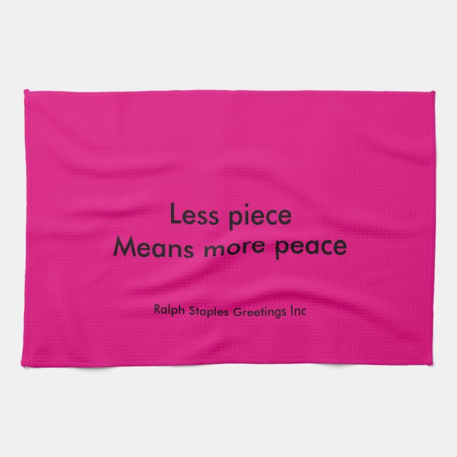 peace tea towel (Horizontal)