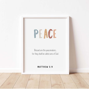 Peace the fruit of the spirit poster