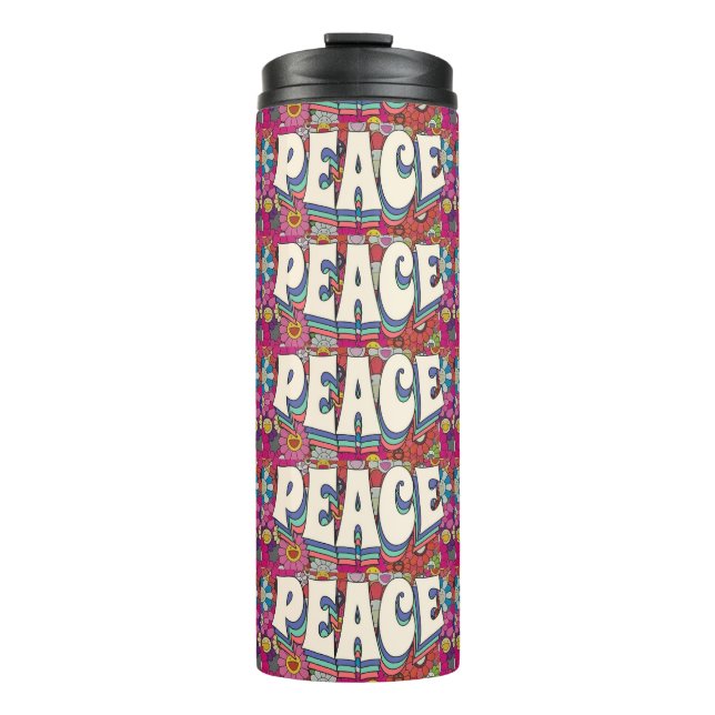 Peace Thermal Tumbler (Front)