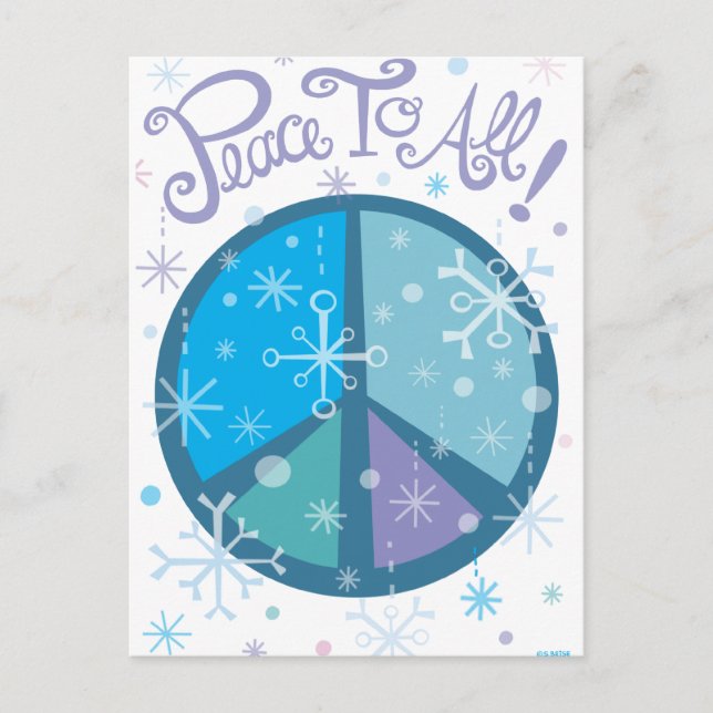 Peace to All! Postcard (Front)