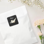 Peace to All White Dove Christmas Greetings Bird Square Sticker<br><div class="desc">White Dove Symbol for Peace for All Mankind Christmas Designs by Sandra</div>
