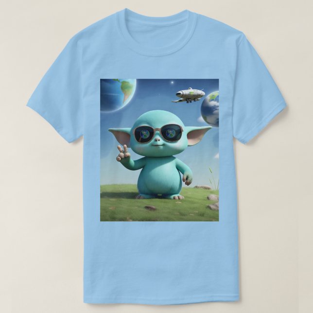 PEACE TO EATHLINGS T-Shirt (Design Front)