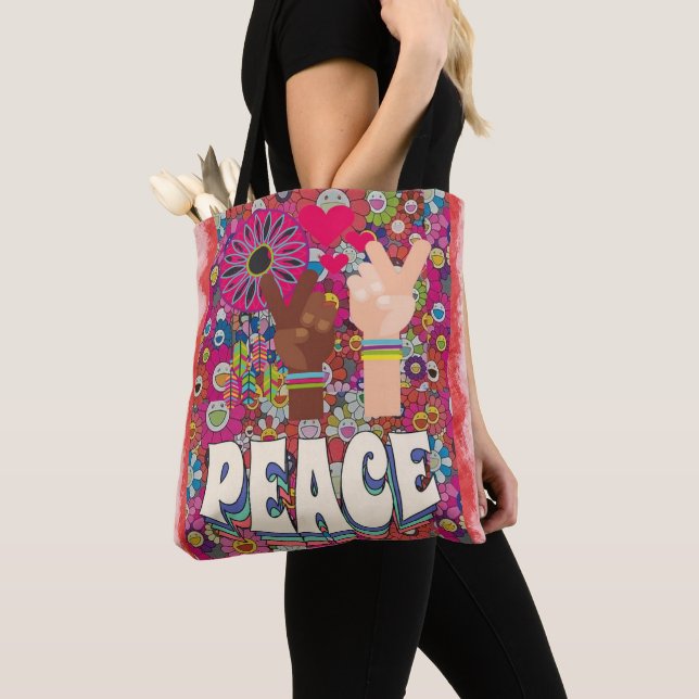 Peace Tote Bag  (Close Up)