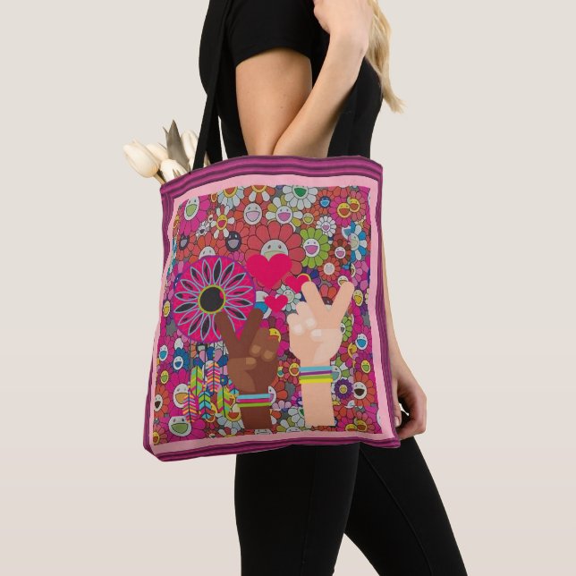 Peace Tote Bag  (Close Up)