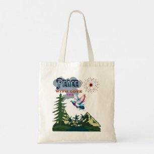 Peace Tote Bag – Minimalist Inspirational Carryall