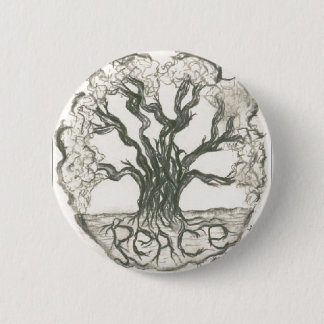 Peace Tree 6 Cm Round Badge