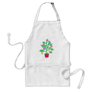 Peace Tree Holiday Tree with Peace Symbols Standard Apron