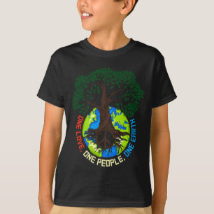 Peace Tree Love Environmental Protection Earth D T T-Shirt