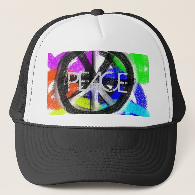 PEACE TRUCKER HAT (Front)
