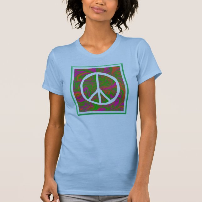 Peace Twofer Sheer T-Shirt (Front)