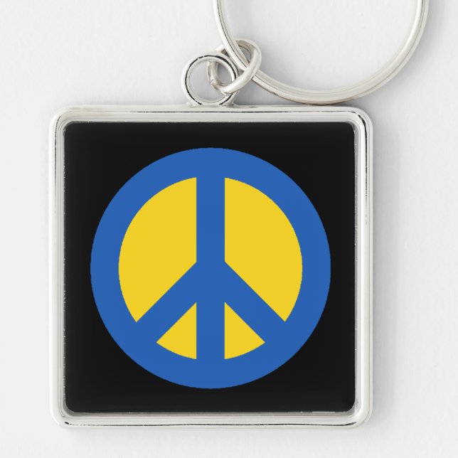 Peace Ukraine Key Ring (Front)