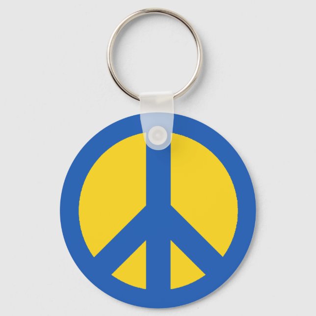 Peace Ukraine Key Ring (Front)