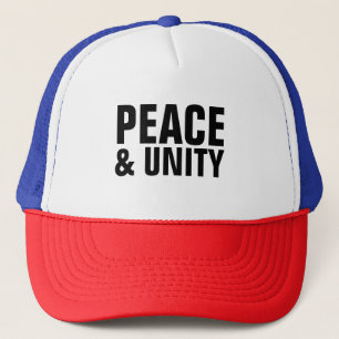 Peace & Unity  Trucker Hat