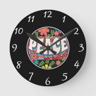 Peace Wall Clock
