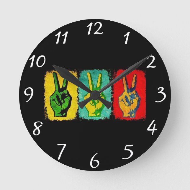 Peace Wall Clock (Front)