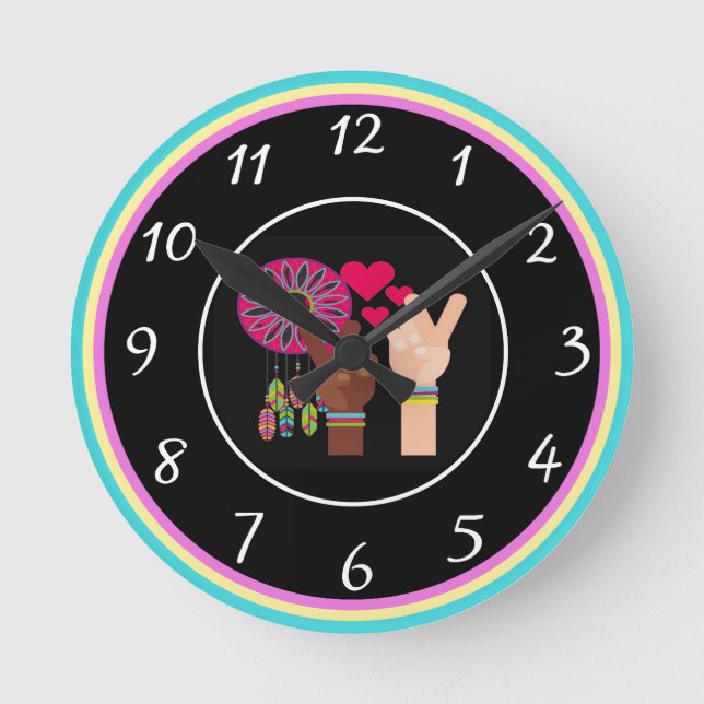 Peace Wall Clock (Front)