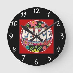 Peace Wall Clock